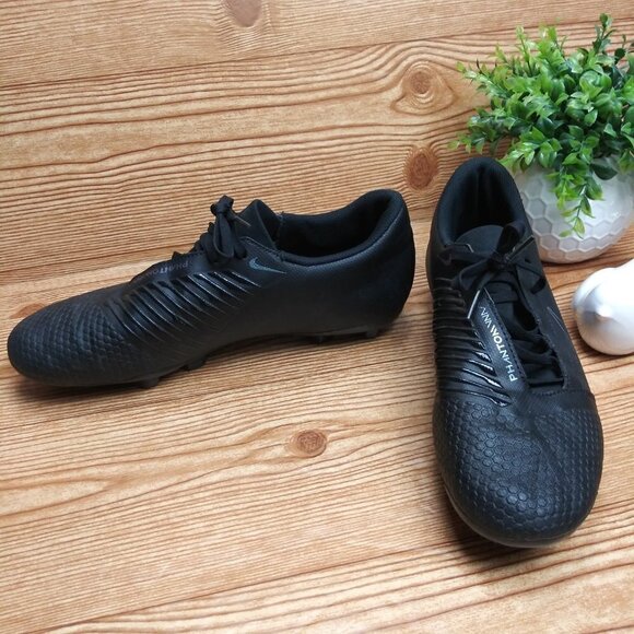 NIKE PHANTOM VENOM club FG black soccer cleats men's size 11.5 - Picture 1 of 10